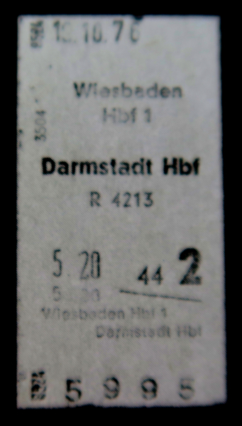 Fahrkarte
